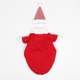 Новогодний костюм для собак Клаус, размер L (ДС 35, ОГ 45 см) - Пижон фото 10