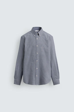 COTTON CHECKS SHIRT - Zara фото 7