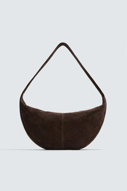 BOLSO HOMBRO PIEL / Marr?n - Zara фото 3