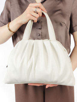 LACCOMA сумка София-слоновая кость эко кожа хлопок