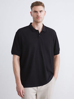 B?y?k Beden Polo Yaka Pike Erkek Ti??rt