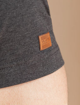 Футболка из премиального хлопка с авторским принтом - Vilatte фото 4