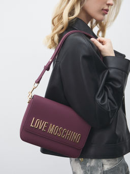 Кросс-боди LOVE MOSCHINO BOLD LOVE Артикул 4560964, фиолетово-бордовый  фото 2