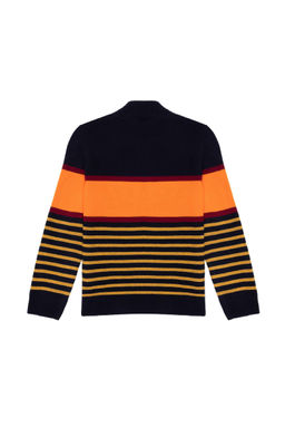 U. S. Polo Assn Темно-синий свитер на молнии для мальчика - U.s. polo assn фото 5