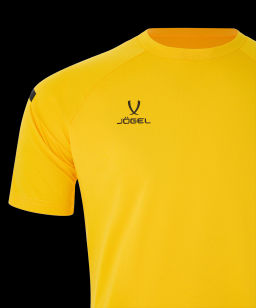 Футболка тренировочная JOGEL CAMP 2 Training Poly Tee, желтый/черный  фото 4