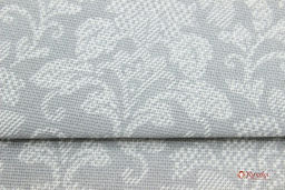 Рогожка Вензель цв.серый, ш.1.5м, хлопок-100%, 165гр/м.кв - Купава фото 3