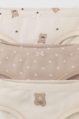 Crockid _ К 1978-3уп/айвори,нюдовый беж,сердечки Ал набор трусы для дев  фото 2