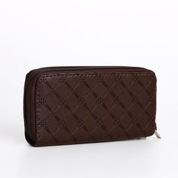 Кошелёк на молнии, цвет коричневый - Simaland фото 2