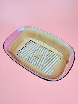 Цена за 2 шт. Мыльница настенная/настольная (пластик) цвет микс OLS-033А-23