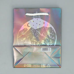 Пакет голографический Месяц, S 12 х 15 х 5.5 см - Дарите счастье фото 7