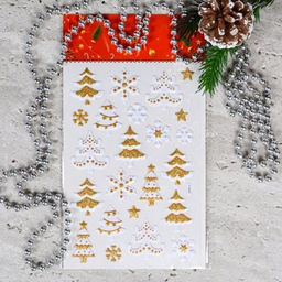 Наклейка новогодняя 25х14 Новый год / 610-276 /уп 12/600/ - Галеонтрейд фото 10