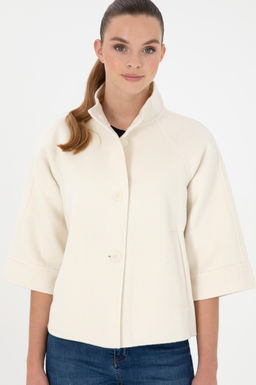 Женское кремовое пальто Stamp - U.s. polo assn фото 3