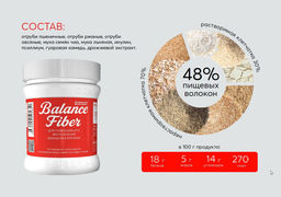 Balance Fiber, Клетчатка Сибирская / 200 г / Сибирская клетчатка