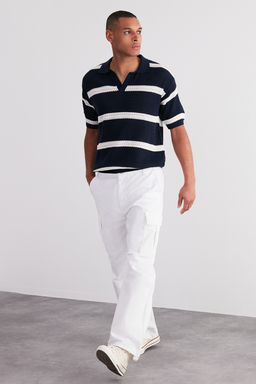 Beyaz Loose Fit Pacas? Baglamal? Kargo Pantolon TMNSS23PL00035 - Trendyolmilla фото 3