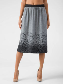 CONTE Юбка с эффектом градиента DORE grey gradient grey gradient