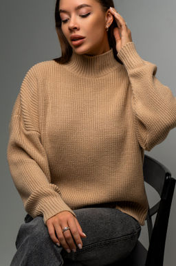 Женский свитер оверсайз из вязаного трикотажа Happyfox - Happy fox фото 12