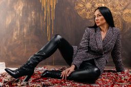 Брюки AmberA 1012-Р черный  фото 3