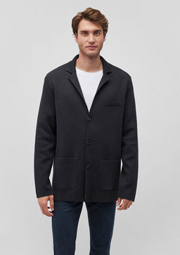 Antrasit Triko Blazer - Mavi фото 3