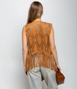 Жилет #КТ88510, коричневый - Dommod фото 3