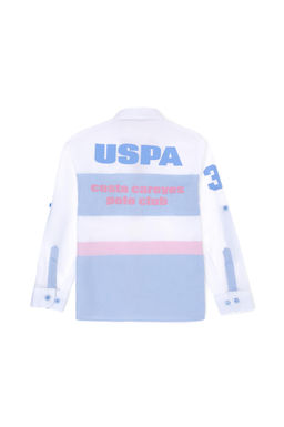 U. S. Polo Assn Синяя рубашка с длинным рукавом для мальчика - U.s. polo assn фото 2