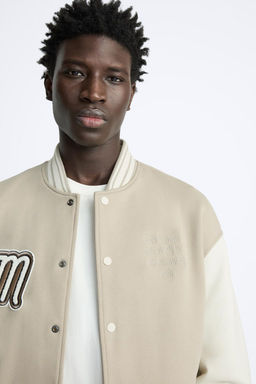 BOMBER JACKET WITH CONTRAST PATCHES - Zara фото 2