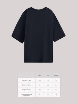 Футболка оверсайз из плотного хлопка / Zarina  фото 9