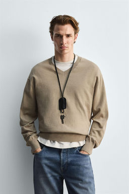 COTTON-RAMIE SWEATER - Zara фото 2