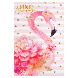 Полотенце Этель Pink flamingo 40х67 см, 100% хлопок, саржа 190 гр/м2  фото 3