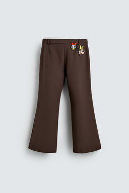 FLARE FIT PATCH TROUSERS HARRY LAMBERT FOR ZARA X DISNEY  фото 2