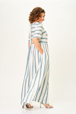 Платье Michel Chic 2165/1 голубой штрих