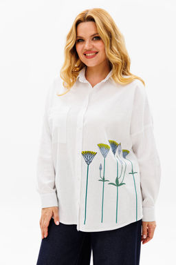 Блуза Michel Chic 784 белый фото 4