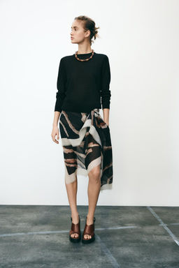 BASIC PLAIN KNIT SWEATER - Zara фото 13