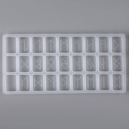 Молд силиконовый «Руны» 27 шт