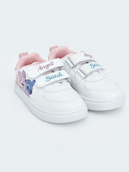 Angel ve Stitch Bask?l? K?z Bebek Spor Ayakkab?