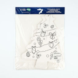 Ёлка раскраска настольная на новый год Волшебный оленёнок, новогодняя заготовка для творчества - Школа талантов фото 5