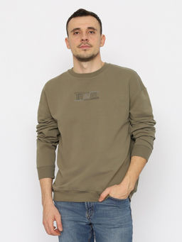 CRB wear/CWSM 60314-35 Джемпер мужской,хаки/Ex.Cherubino