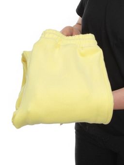 11 YELLOW Брюки спортивные женские на флисе (100% хлопок) 7986 - Fashion фото 7