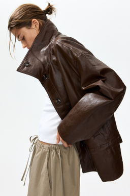 Chaqueta oversize con peplum - H&m фото 5