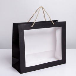 Пакет крафтовый с пластиковым окном Burn to be wild, 31 х 26 х 11 см - Дарите счастье фото 2