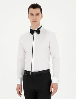 Beyaz Slim Fit Smokin G_mlek - Pierre cardin фото 3