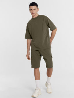 Футболка мужская в цвете хаки с печатью т.полынь +печать 111883 - Mark formelle фото 3