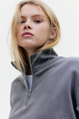 Sudadera con media cremallera