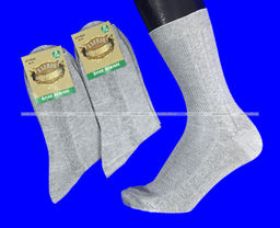 Цена за 10 пар. Носки мужские Беларусь сетка с крапивой серые