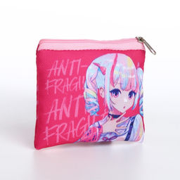 Кошелек детский текстильный Аниме, 11?9?0.5 см, розовый - NAZAMOK KIDS фото 2