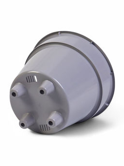 Кашпо для цветов «Клевер», 4.5 л, d=20 см, h=18 см, пластик, цвет серый шёлк