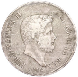 Монета 120 грано 1842 года Королевство Обеих Сицилий