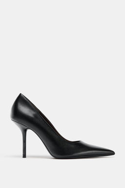LEATHER HIGH-HEEL SHOES - Zara фото 3