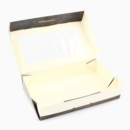 Цена за 5 шт. Коробка складная 23 Февраля, 20 х 12 х 4 см