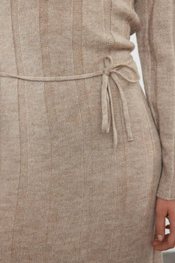 Vizon Maxi Triko Yumusak Dokulu Baglama Detayl? Elbise TWOAW25EL00031 - Trendyolmilla фото 4