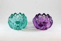 Подсвечник "Топаз" 7,7*5,2 см, Голубой